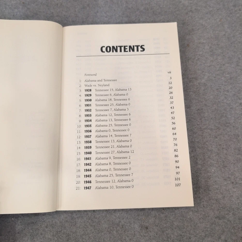 Third Saturday in October Tennessee vs Alabama Al Browning 2nd Ed Football Book - Picture 3 of 4